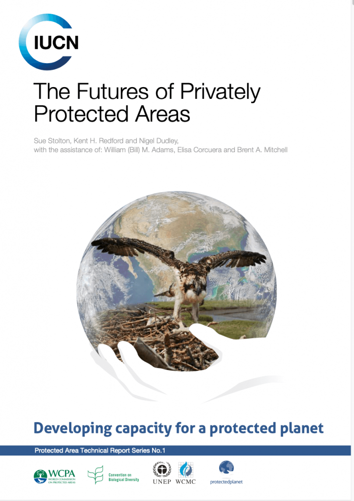Report Cover: The Futures of Privately Protected Areas